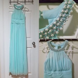 Sky Blue Formal Dress